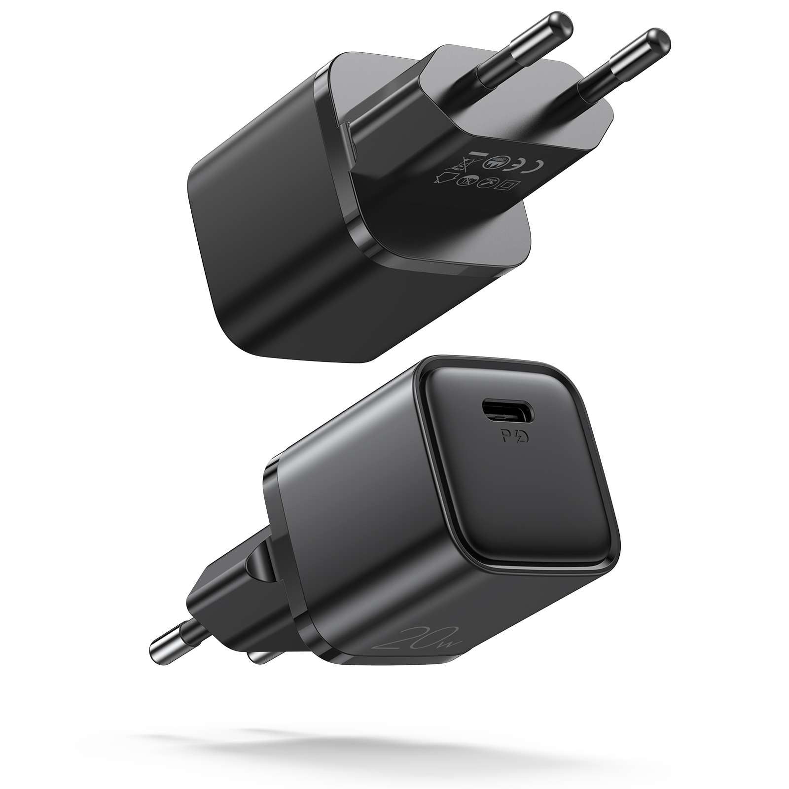 Picture of Joyroom Charger Home Adapter Mini Fast Travel 20W L-P202 – Black -Black