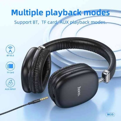Picture of Hoco Headphones W35 Sound Magic Bluetooth Wireless Wired Headphone