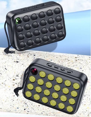 Picture of AWEI Y385 Speaker Promotional Outdoor Bluetooth Speakers 4W -Black