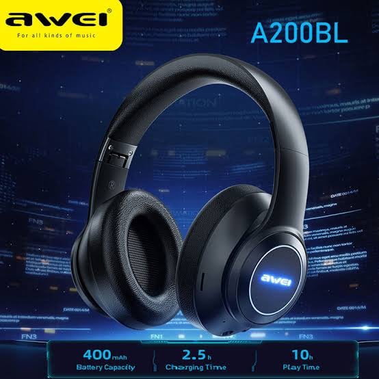 Picture of Awei A200BL Bluetooth Headphone -Black