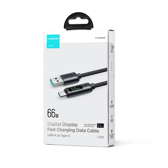 Picture of JOYROOM S-ACO66A16 6A USB to USB-C / Type-C Digital Display Fast Charging Data Cable, -Black
