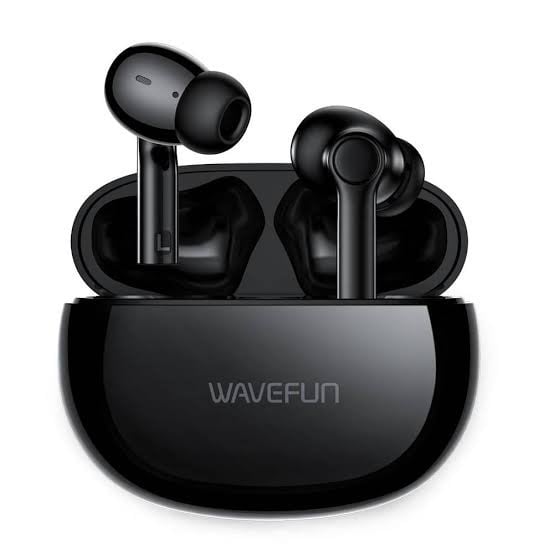 Picture of WaveFun Star wireless Music & Gaming Mode ENC Earbuds -Black