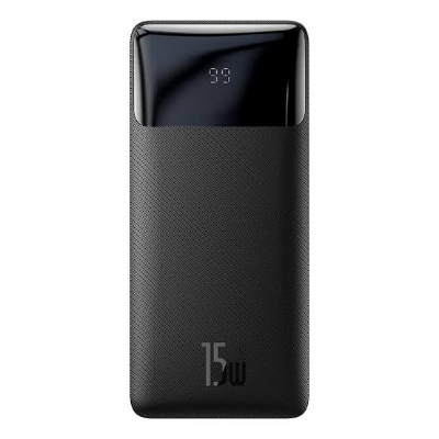 Picture of Baseus Bipow 10000mAh 15W Digital Display Fast Charging Power bank -Black
