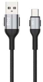 Picture of MKB USB -TYPEC 5A FAST Cafule cable/ metal -Black