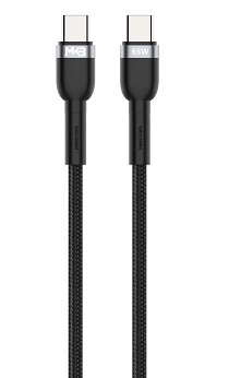 Picture of USB -LIGHTNING /2.4A FAST Cafule cable/ metal -Black