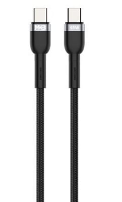 Picture of USB -LIGHTNING /2.4A FAST Cafule cable/ metal -Black