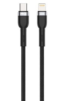 Picture of MKB CL301 Braided 30W TYPE-C to Lightning Cable -Black