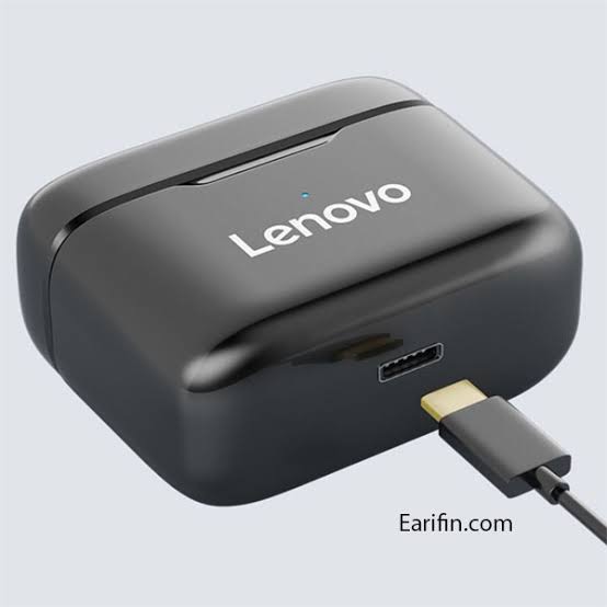 Picture of Lenovo QT82 True Wireless Earbud – Black -Black