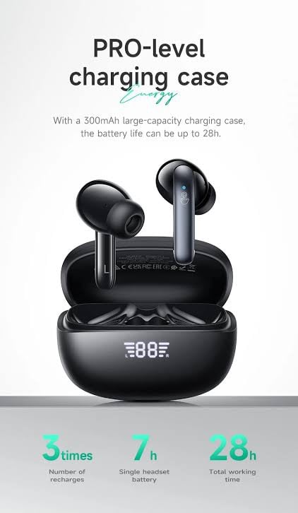Picture of Hoco EQ5 ANC+ENC TWS Earbuds -Black