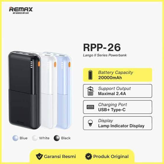 Picture of Power Bank 20000mAh RPP-26 REMAX -Beige