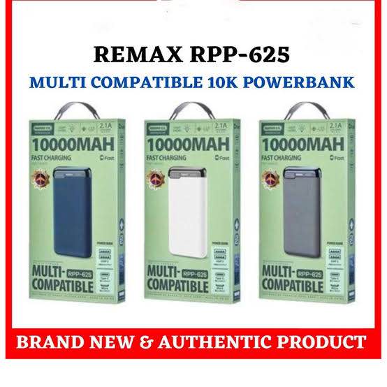 Picture of REMAX RPP-625 10000mAh Ruinay Series Power Bank -Black