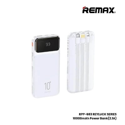 Picture of REMAX RPP-683 Reyluck Series 10000mAh Power Bank(2.1A) -Black