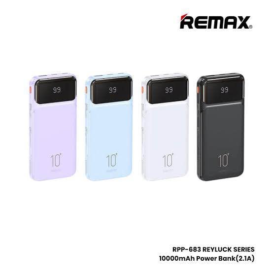 Picture of REMAX RPP-683 Reyluck Series 10000mAh Power Bank(2.1A) -Black