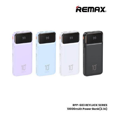 Picture of REMAX RPP-683 Reyluck Series 10000mAh Power Bank(2.1A) -Black