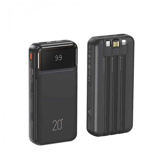 Picture of REMAX RPP-686 Reyluck Series 20000mAh Power Bank(2.1A) - Black -Black