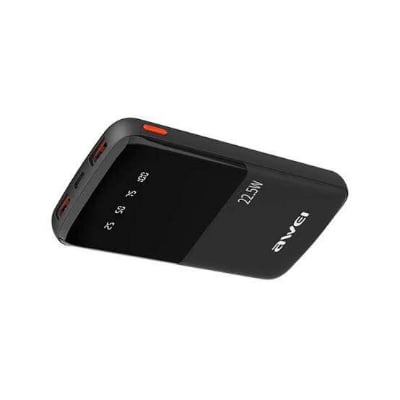 Picture of Awei 10000mAh P10K 3 in 1Portable Power Bank -Black