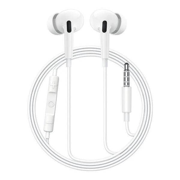 Picture of Baseus enock h18 wired earphone 3.5MM -White