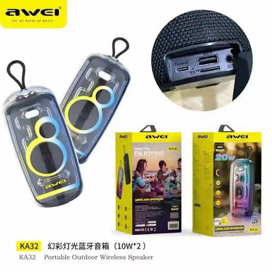 Picture of Awei KA32 Bluetooth Speaker -Black