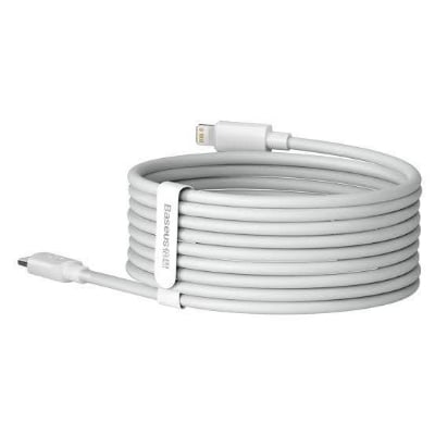 Picture of Baseus Simple Wisdom 20W Type-C to Lightning Cable - White -White