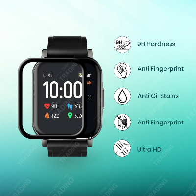 Picture of Haylou Solar LS02 Screen Smart Watch Screen Protector HD Clear Ultra-Thin PMMA Full Coverage Scratch & Fingerprint Resistant (1 Pcs)