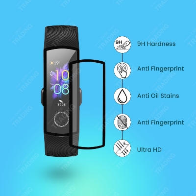Picture of Honor Band 5 Smart Watch Screen Protector HD Clear Ultra-Thin PMMA Full Coverage Scratch & Fingerprint Resistant (1 Pcs)
