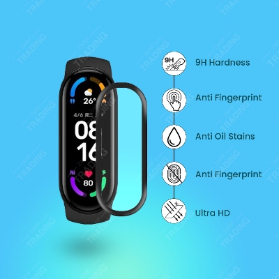 Picture of Mi Band 5 Smart Watch Screen Protector HD Clear Ultra-Thin PMMA Full Coverage Scratch & Fingerprint Resistant for Xiaomi Mi Band 5 Screen Protector (1 Pcs)