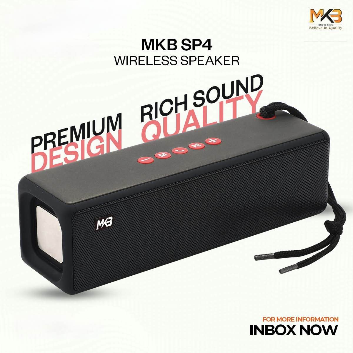 Picture of MKB SP4 Portable Blutooth speaker Havvy Bass