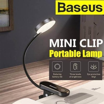 Picture of Baseus Com fort Reading Mini Clip table Lamp -Black