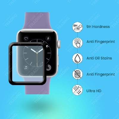 Picture of Apple Watch 42mm Smart Watch Screen Protector HD Clear Ultra-Thin PMMA Full Coverage Scratch & Fingerprint Resistant (1 Pcs)