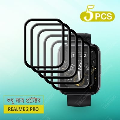 Picture of Realme Watch 2 Pro Smart Watch PMMA Plastic Full Coverage Screen Protector (5 Pcs)