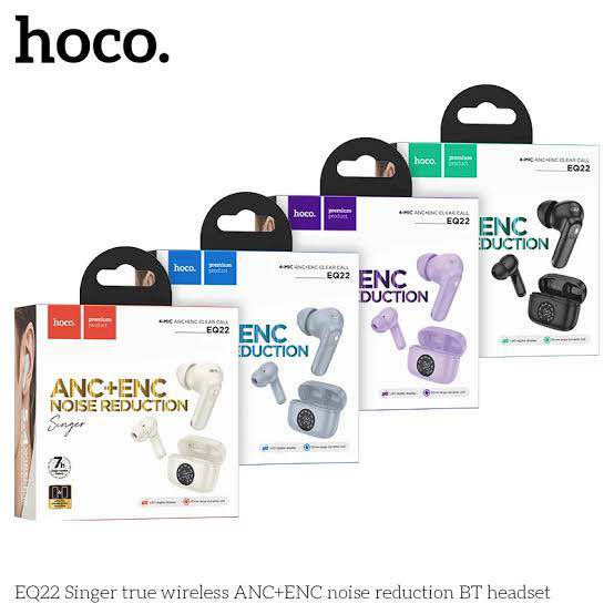 Picture of Hoco EQ22 Singer True Wireless ANC+ENC Noise Reduction BT Earbuds -Black