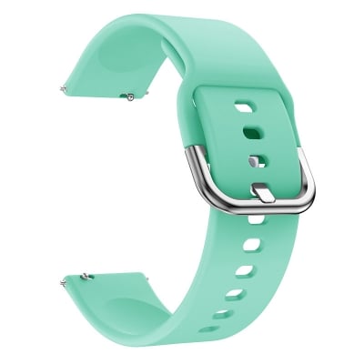 Picture of 22mm Smart Silicone Premium Strap Watch Belt for unisex. (Mint Green,Freesize)