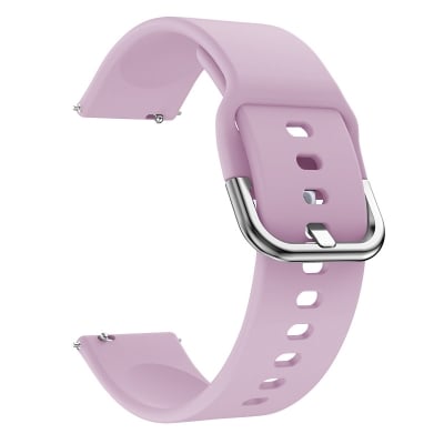 Picture of 22mm Smart Silicone Premium Strap Watch Belt for unisex. (Light Pink,Freesize)