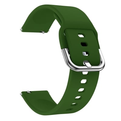 Picture of 22mm Smart Silicone Premium Strap Watch Belt for unisex. (Army Green,Freesize)
