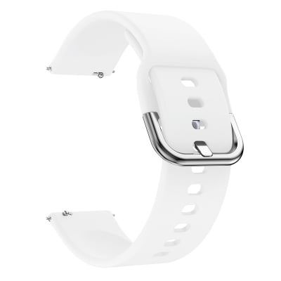 Picture of 22mm Smart Silicone Premium Strap Watch Belt for unisex. (White,Freesize)