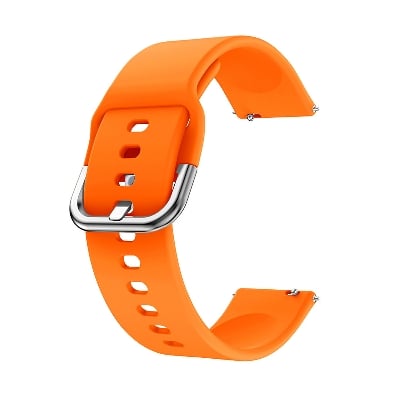 Picture of 22mm Smart Silicone Premium Strap Watch Belt for unisex. (Orange,Freesize)