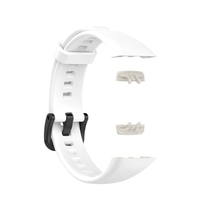 Picture of Huawei Honor Band 6 Smart watch Strap Premium Belt Solid Color Wristband Soft Replacement Sport Bracelet Strap (White,Freesize)
