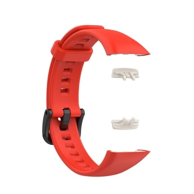 Picture of Huawei Honor Band 6 Smart watch Strap Premium Belt Solid Color Wristband Soft Replacement Sport Bracelet Strap (Red,Freesize)