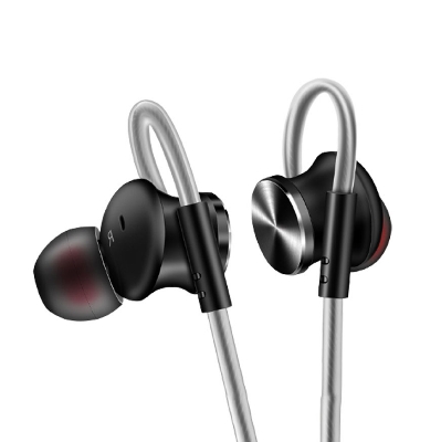 Picture of QKZ DM10 Zinc Alloy HiFi Earphone In Ear Earphones Sports Headset Phone Laptop Gaming Earphone(null) (Black)