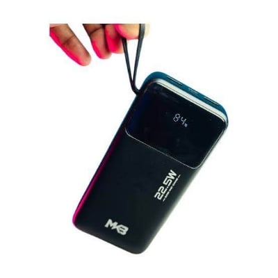 Picture of MKB PK32 PD 22.5W OUTPUT INTELLIGENT DIGITAL DISPLAY 20000mAh POWER BANK -Black