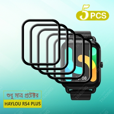 Picture of Haylou RS4 Haylou RS4 Plus Smart Watch PMMA Plastic Full Coverage Screen Protector (5 pcs)