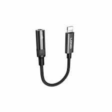 Picture of LDNIO LS-T80i Lightning to 3.5mm Audio Converter Dongle With Microphone work -Black