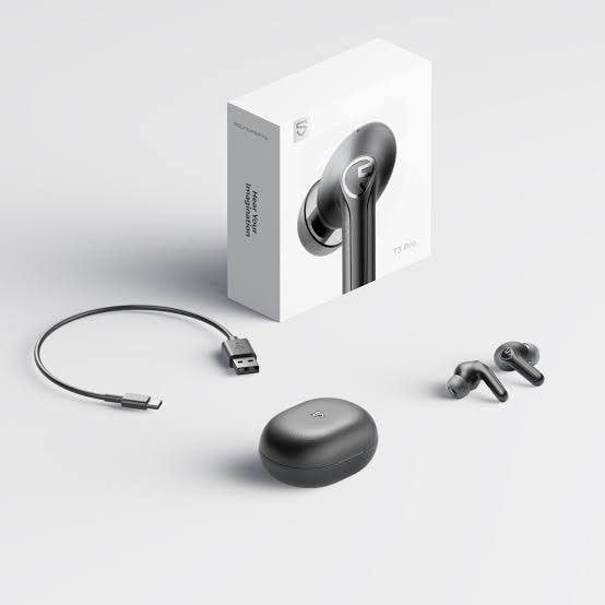 Picture of SoundPeats T3 Pro 35dB ANC Wireless Earbuds -Black