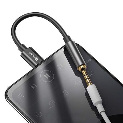 Picture of Baseus L54 Type C to 3.5mm Aux Female Adapter Audio Adapter Type-C to 3.5mm Jack Headphone Type-C Audio Converter Adapter (Black)