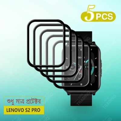 Picture of Lenovo S2 Pro Smart Watch PMMA Plastic Full Coverage Screen Protector (5 Pcs)