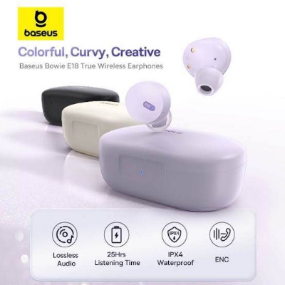Picture of Baseus Bowie E18 True Wireless Earbuds -Black