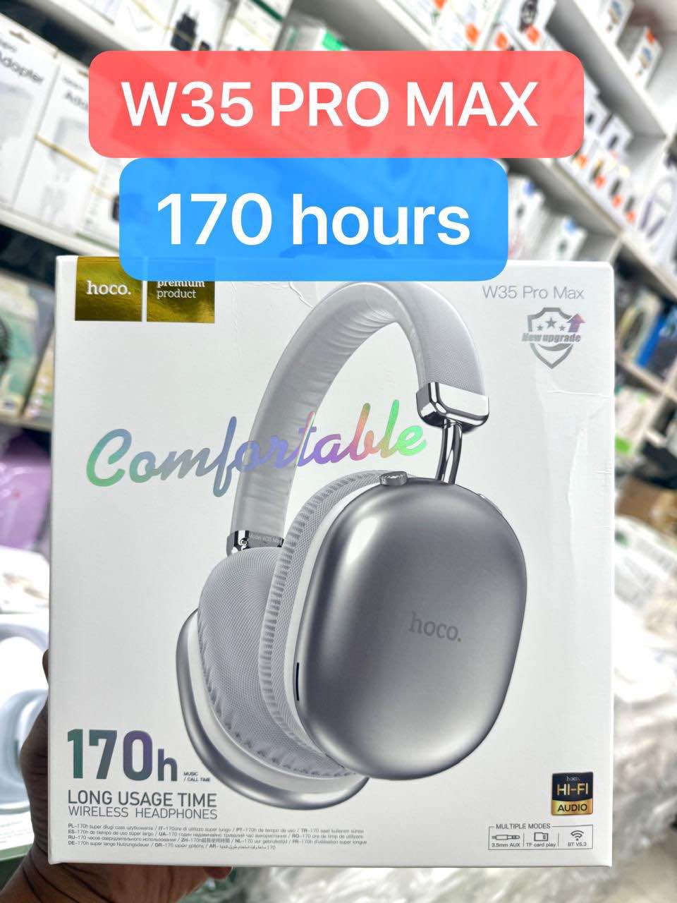 Picture of Hoco W35 pro max Bluetooth Wireless Headphone