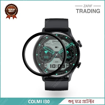 Picture of Colmi i30 Smart Watch PMMA Full Coverage Screen Protector (Black)