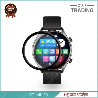 Picture of Colmi i20 Smart Watch PMMA Full Coverage Screen Protector (Black)