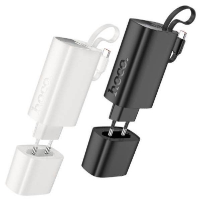 Picture of HOCO J148 Handy 5000 mAh PD20W Power Bank Adapter with Cable -Black
